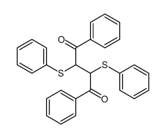 1,4-diphenyl-2,3-bis(phenylsulfanyl)butane-1,4-dione结构式