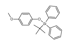 tert-butyl(4-methoxyphenoxy)diphenylsilane Structure
