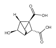 (1S,2S,3R,4R,6R,7R)-3-hydroxytricyclo[2.2.1.02,6]heptane-1,7-dicarboxylic acid结构式