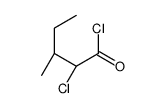 (2S,3S)-2-chloro-3-methylpentanoyl chloride结构式