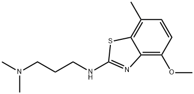 N'-(4-Methoxy-7-methyl-1,3-benzothiazol-2-yl)-N,N-dimethylpropane-1,3-diamine Structure