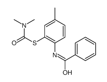 S-(2-Benzoylamino-5-Methylphenyl)dimethylthiocarbamic acid结构式