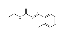 ethyl (2,6-dimethylphenyl)azocarbonate Structure