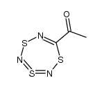 7-acetyl 1,3,5,2,4,6-trithiatriazepine结构式