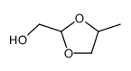 (4-methyl-1,3-dioxolan-2-yl)methanol结构式