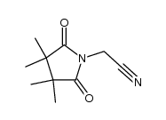 N-cyanomethyltetramethylsuccinimide Structure