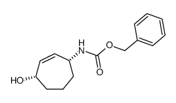 cis-4-[(benzyloxycarbonyl)amino]cyclohept-2-enol Structure