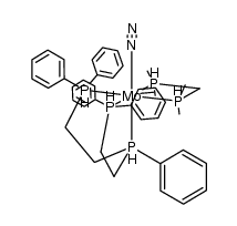 fac-Mo(N2)(triphos)(dmpm) Structure