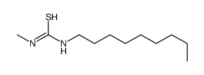 1-methyl-3-nonylthiourea Structure