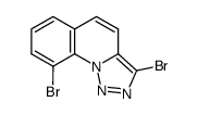 3,9-dibromo-[1,2,3]triazolo[1,5-a]quinoline结构式