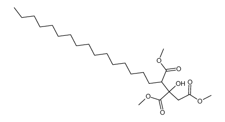 2-hydroxy-nonadecane-1,2,3-tricarboxylic acid trimethyl ester Structure