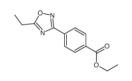 ethyl 4-(5-ethyl-1,2,4-oxadiazol-3-yl)benzoate结构式