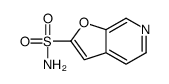 Furo[2,3-c]pyridine-2-sulfonamide (9CI) structure