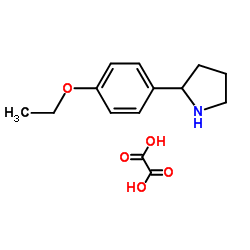2-(4-ETHOXY-PHENYL)-PYRROLIDINE, OXALIC ACID Structure