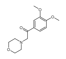 1-(3,4-dimethoxy-phenyl)-2-morpholin-4-yl-ethanone Structure