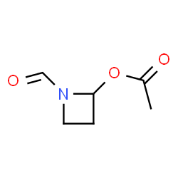 1-Azetidinecarboxaldehyde, 2-(acetyloxy)- (9CI)结构式