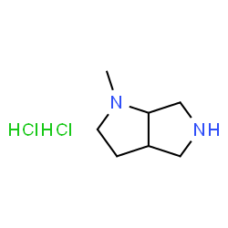 1-METHYL-HEXAHYDROPYRROLO[3,4-B]PYRROLE DIHYDROCHLORIDE structure