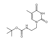 Boc-thyminyl-1-ethylamine Structure