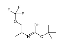 2-Methyl-2-propanyl [1-(trifluoromethoxy)-2-propanyl]carbamate picture