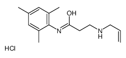 3-(prop-2-enylamino)-N-(2,4,6-trimethylphenyl)propanamide,hydrochloride结构式