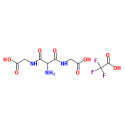 AminoMalamido-N,N'-diacetic Acid Trifluoroacetic Acid Salt Structure