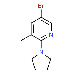5-bromo-3-Methyl-2-(pyrrolidin-1-yl)pyridine picture