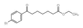 ethyl 7-(4-bromophenyl)-7-oxoheptanoate结构式