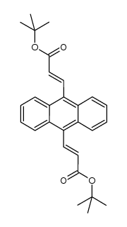 3,3'-(蒽-9,10-二基)-二丙烯酸二叔丁酯图片