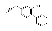 2-AMINO-(1,1'-BIPHENYL)-4-ACETONITRILE Structure