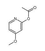 2-acetoxy-4-methoxypyridine结构式