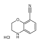 3,4-DIHYDRO-2H-BENZO[B][1,4]OXAZINE-8-CARBONITRILE HYDROCHLORIDE Structure
