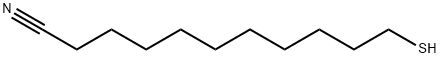 Undecanenitrile, 11-mercapto- Structure