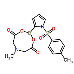 6-Methyl-2-{1-[(4-methylphenyl)sulfonyl]-1H-pyrrol-2-yl}-1,3,6,2-dioxazaborocane-4,8-dione Structure