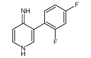3-(2,4-difluorophenyl)pyridin-4-amine结构式