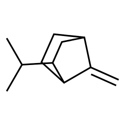 Bicyclo[2.2.1]heptane, 7-methylene-2-(1-methylethyl)- (9CI) structure