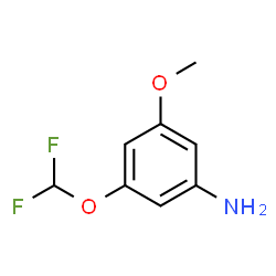 3-(difluoromethoxy)-5-methoxyaniline Structure