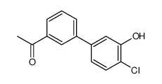 1-[3-(4-chloro-3-hydroxyphenyl)phenyl]ethanone Structure