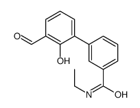 N-ethyl-3-(3-formyl-2-hydroxyphenyl)benzamide Structure