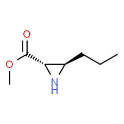 2-Aziridinecarboxylicacid,3-propyl-,methylester,(2S-trans)-(9CI) Structure