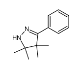 4,5-dihydro-4,4,5,5-tetramethyl-3-phenyl-1H-pyrazole Structure