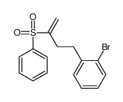 1-[3-(benzenesulfonyl)but-3-enyl]-2-bromobenzene Structure