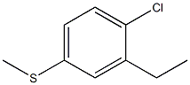 1-Chloro-2-ethyl-4-(methylsulfanyl)benzene结构式