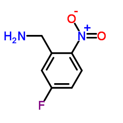 1-(5-Fluoro-2-nitrophenyl)methanamine结构式