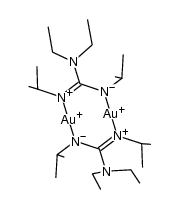 [Au(NiPr)2CNEt2]2结构式