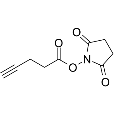 Propargyl-C1-NHS ester结构式