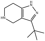 3-tert-butyl-4,5,6,7-tetrahydro-1H-pyrazolo[4,3-c]pyridine structure