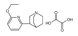 3-(6-ethoxypyridin-2-yl)-1-azabicyclo[2.2.2]octane,oxalic acid Structure