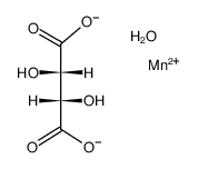 DL-tartaric acid ; manganese (II)-DL-tartrate结构式