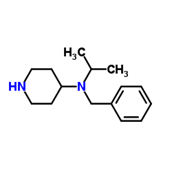 N-Benzyl-N-isopropyl-4-piperidinamine Structure