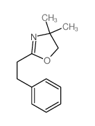 Oxazole,4,5-dihydro-4,4-dimethyl-2-(2-phenylethyl)-结构式